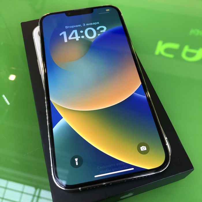 Магазин! iPhone 13 Pro Max 128gb Silver Neverlock! Гарантія! Обмін!