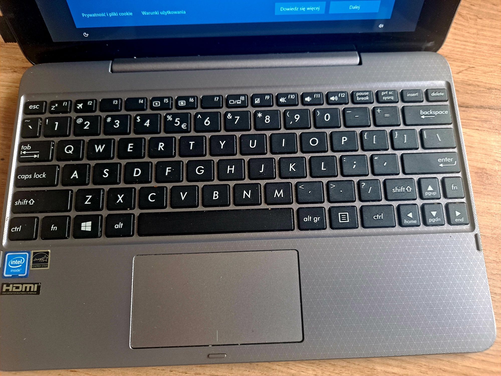 Laptop 2w1 Asus transformer T101  10.1 cala