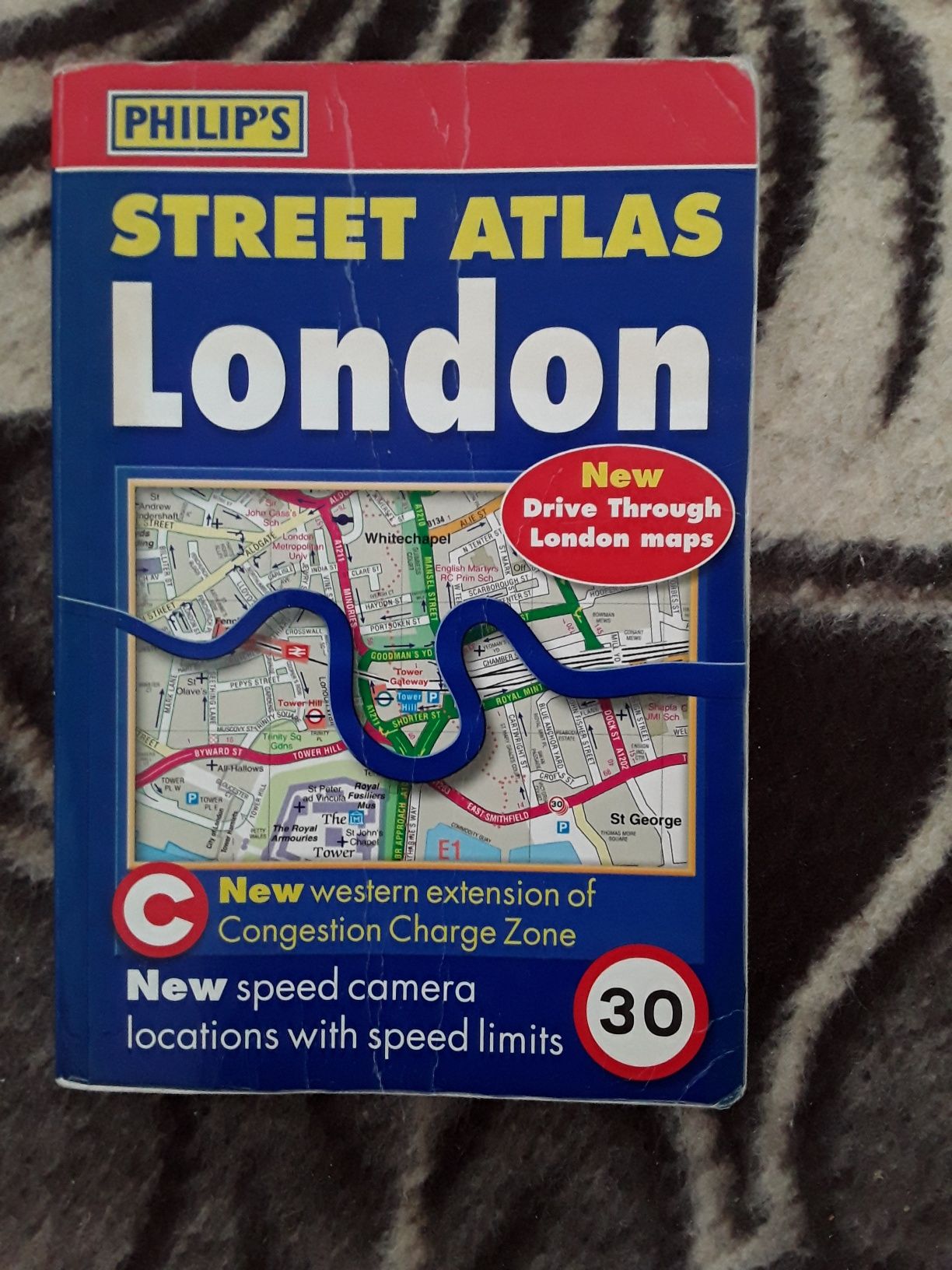 Mapa Londynu London street atlas