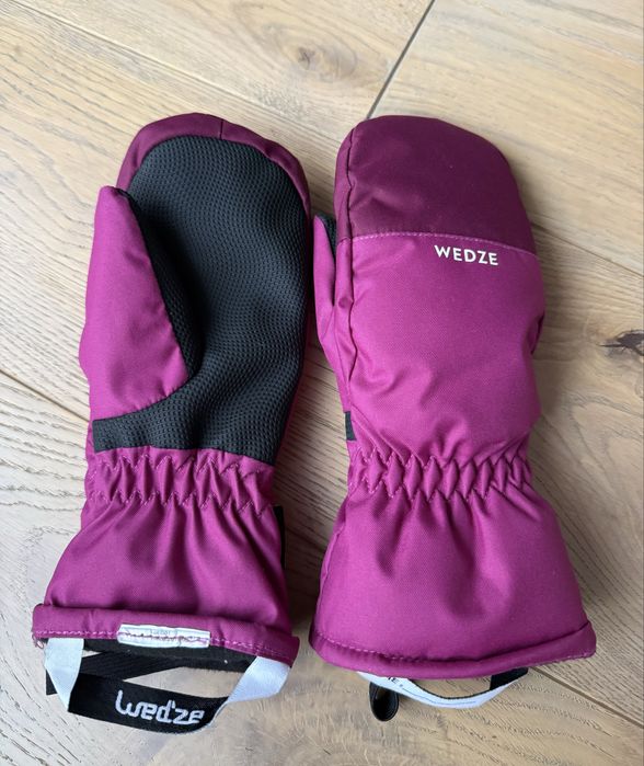 Зимові крагі рукавички на дівчинку