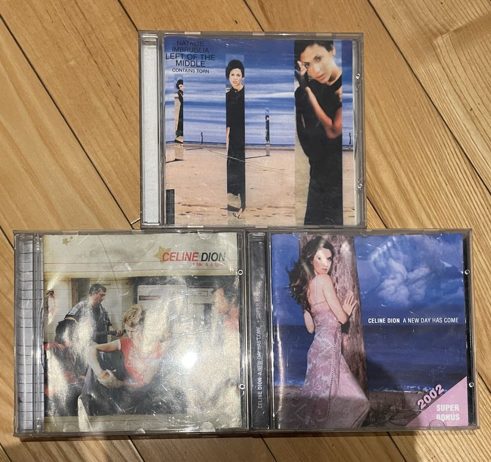 3-plyty CD Natalie Imbruglia, Celine Dion