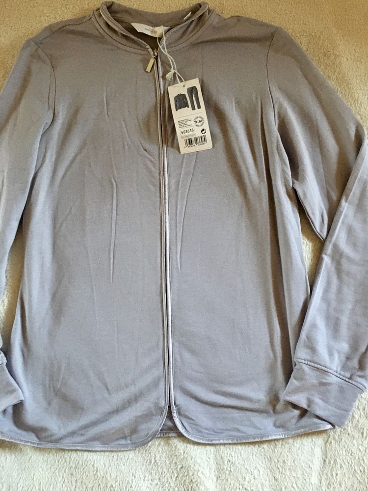 Bluza dresowa jasna wrzosowa liliowa Tchibo S/M nowa z modalu