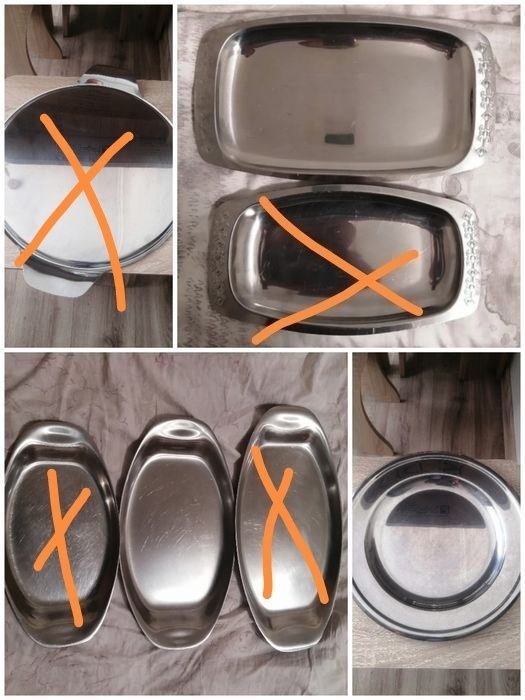 Поднос, тортовница нержавейка Cromargon WMF, таця