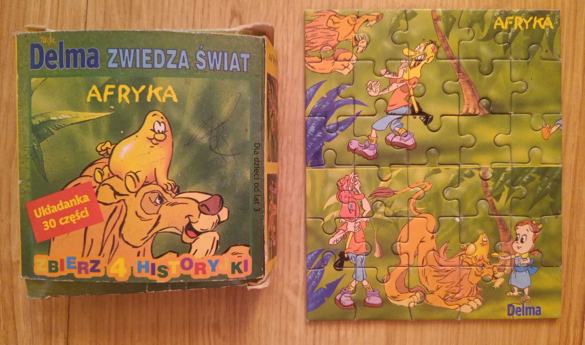 Puzzle Delma zwiedza świat 2 historie