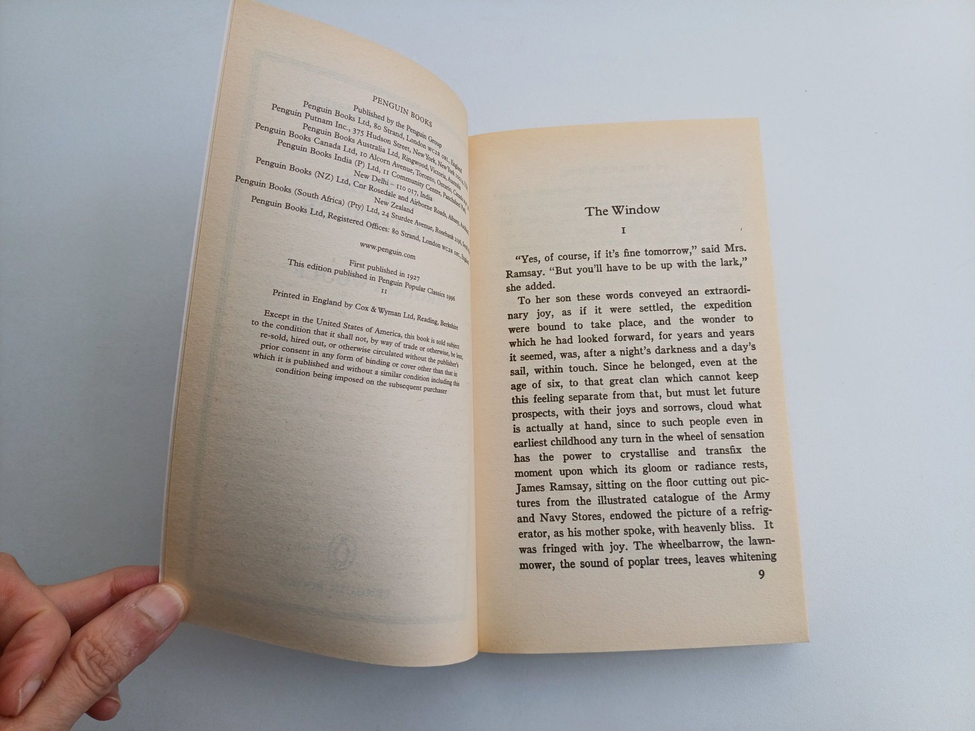 Livro "To the Lighthouse" de Virginia Woolf