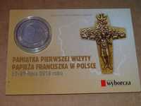 NUMIZMAT pamiątka 1 wizyty Papieża Franciszka w Polsce Nowy