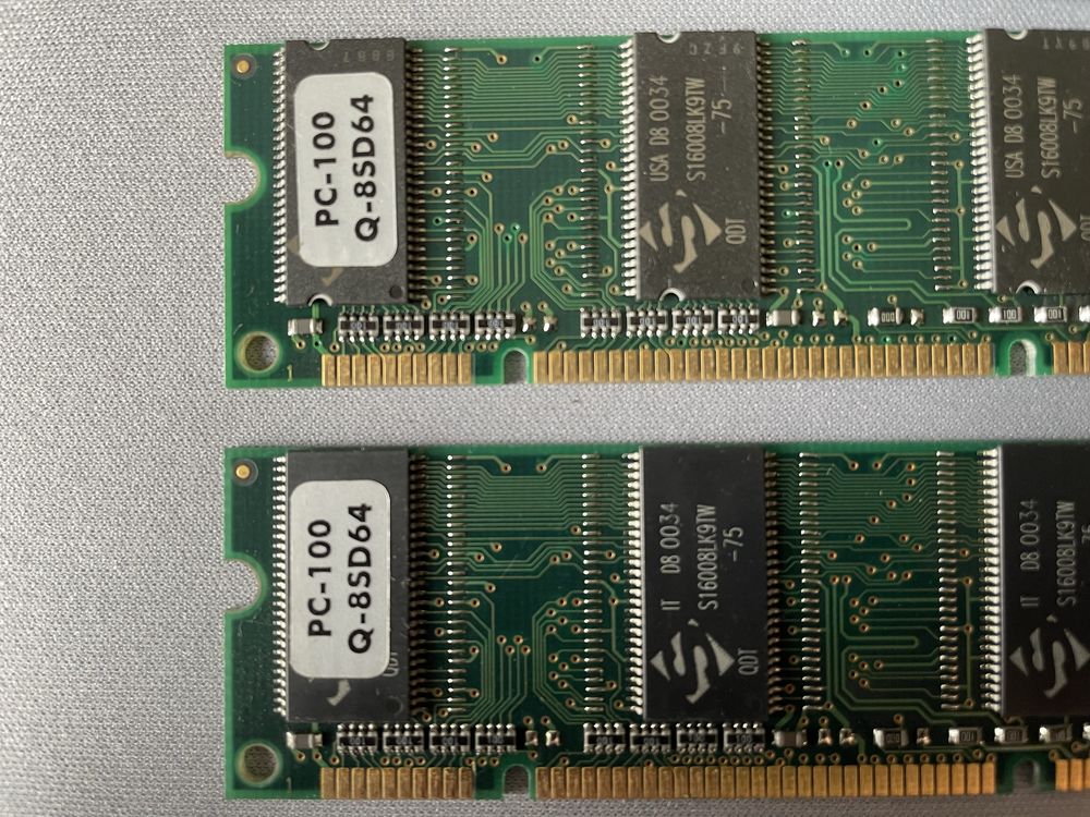 Memorias RAM PC-100 / PC-133 / PC-3200U / PC2-5300S