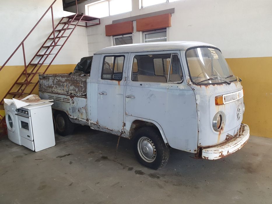 VW transporter T2 DOKA pick-up cabine-dupla