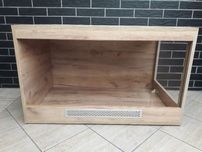 Terrarium puste nr1 100/60/60 dąb craft złoty