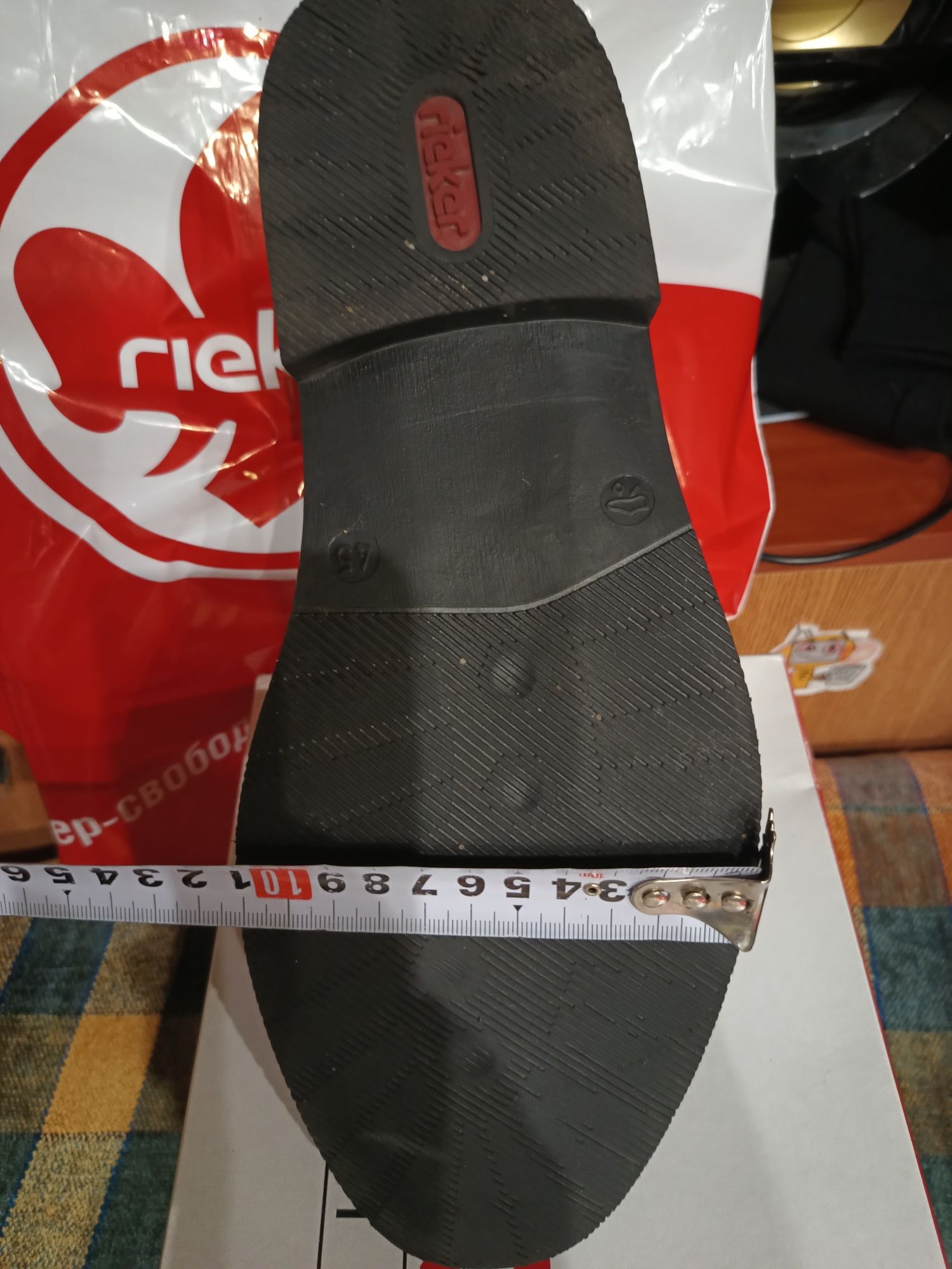 Продам туфли мужские " Rieker" , размер 45.
