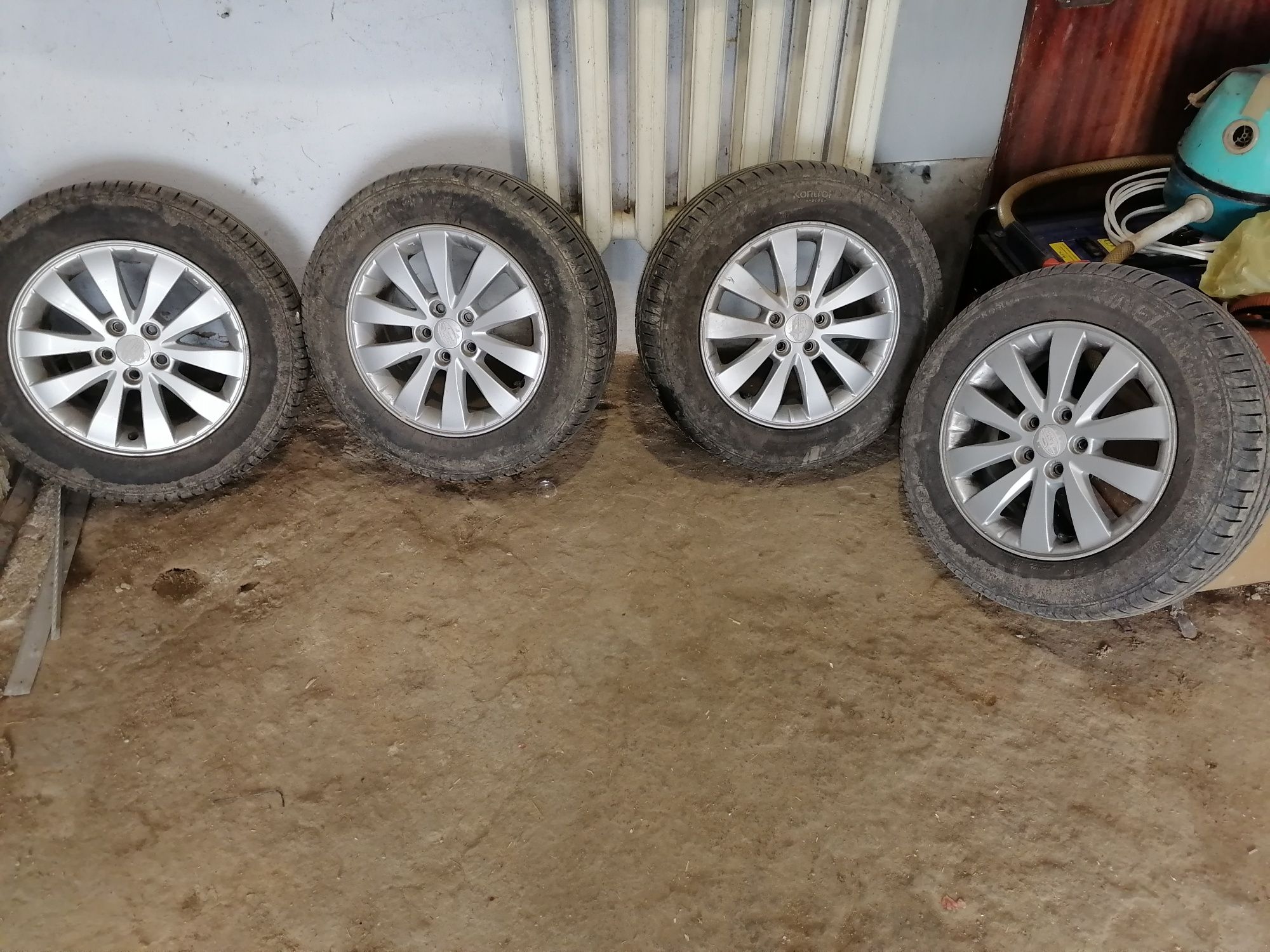 Диски SUBARU 5/100 + Шины HANKOOK 195/65/r15