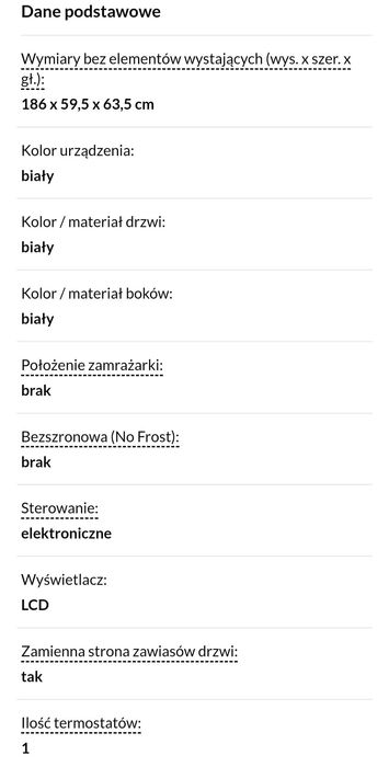 Sprzedam lodówkę/chłodziarkę