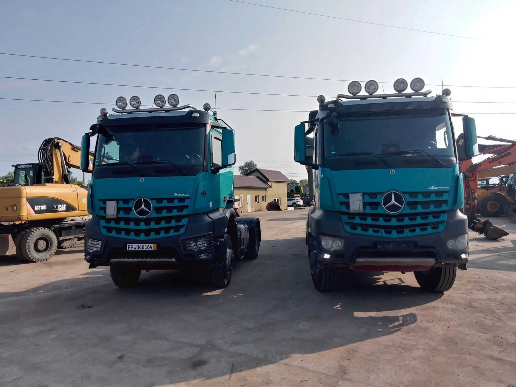 Mercedes-Benz Arocs 1848 4x4 Wał Hydraulika z Niemiec 2 szt