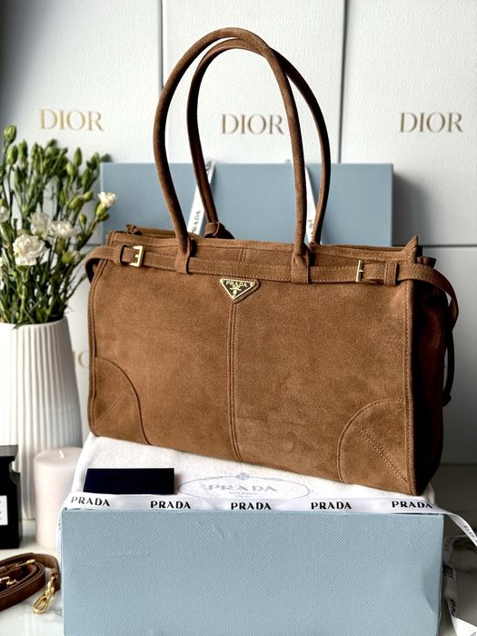 Torebka Prada Brown Suede
