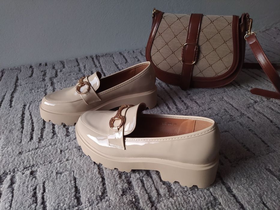 NOWE buty mokasyny damskie, jesienne rozm. 39 szybka WYSYŁKA !