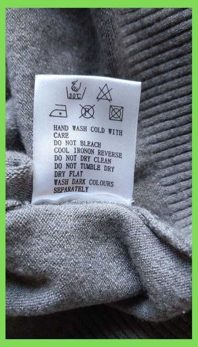 Жіночий сірий светр гольф кашемір р. М