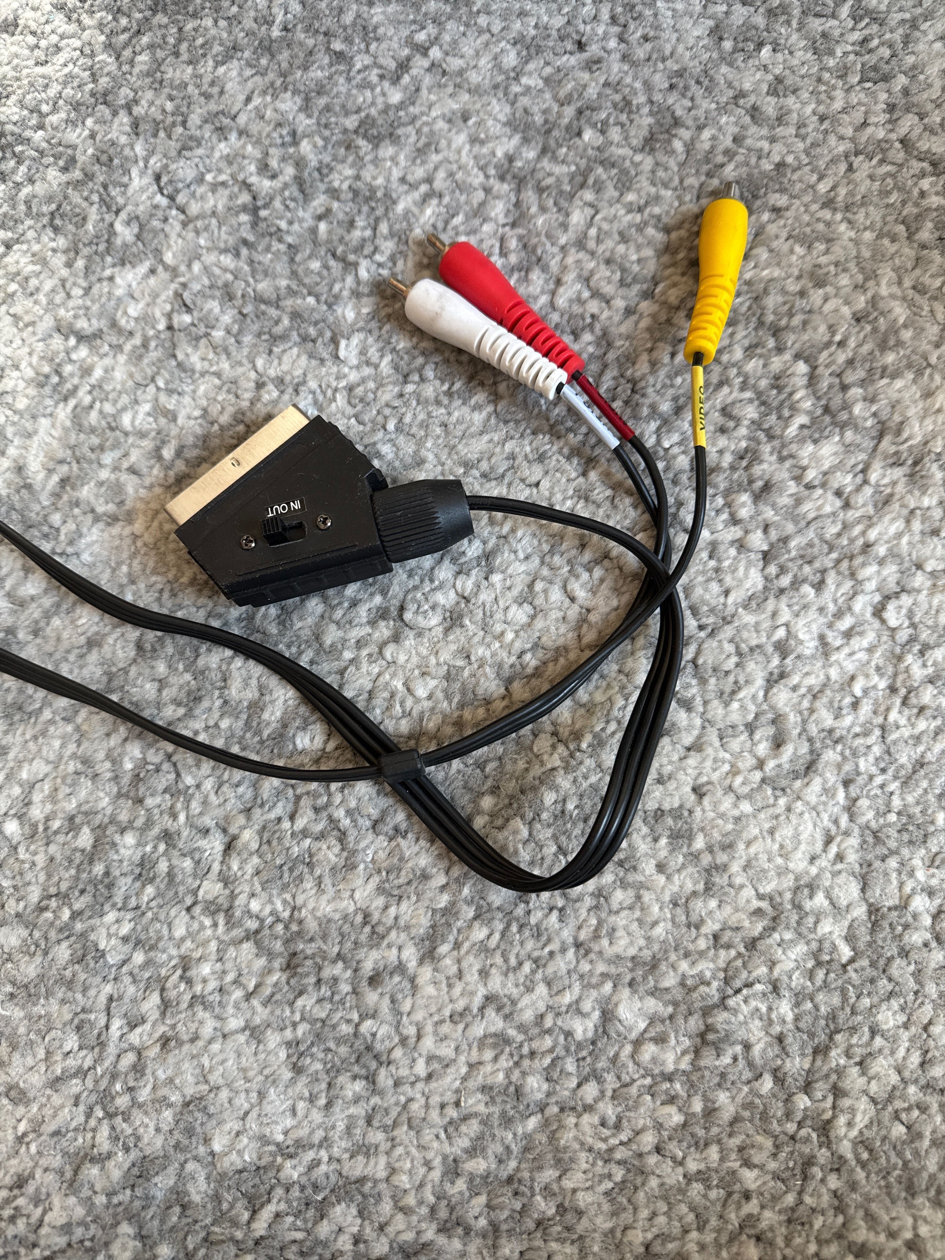kabel AV audio wideo SCART EURO