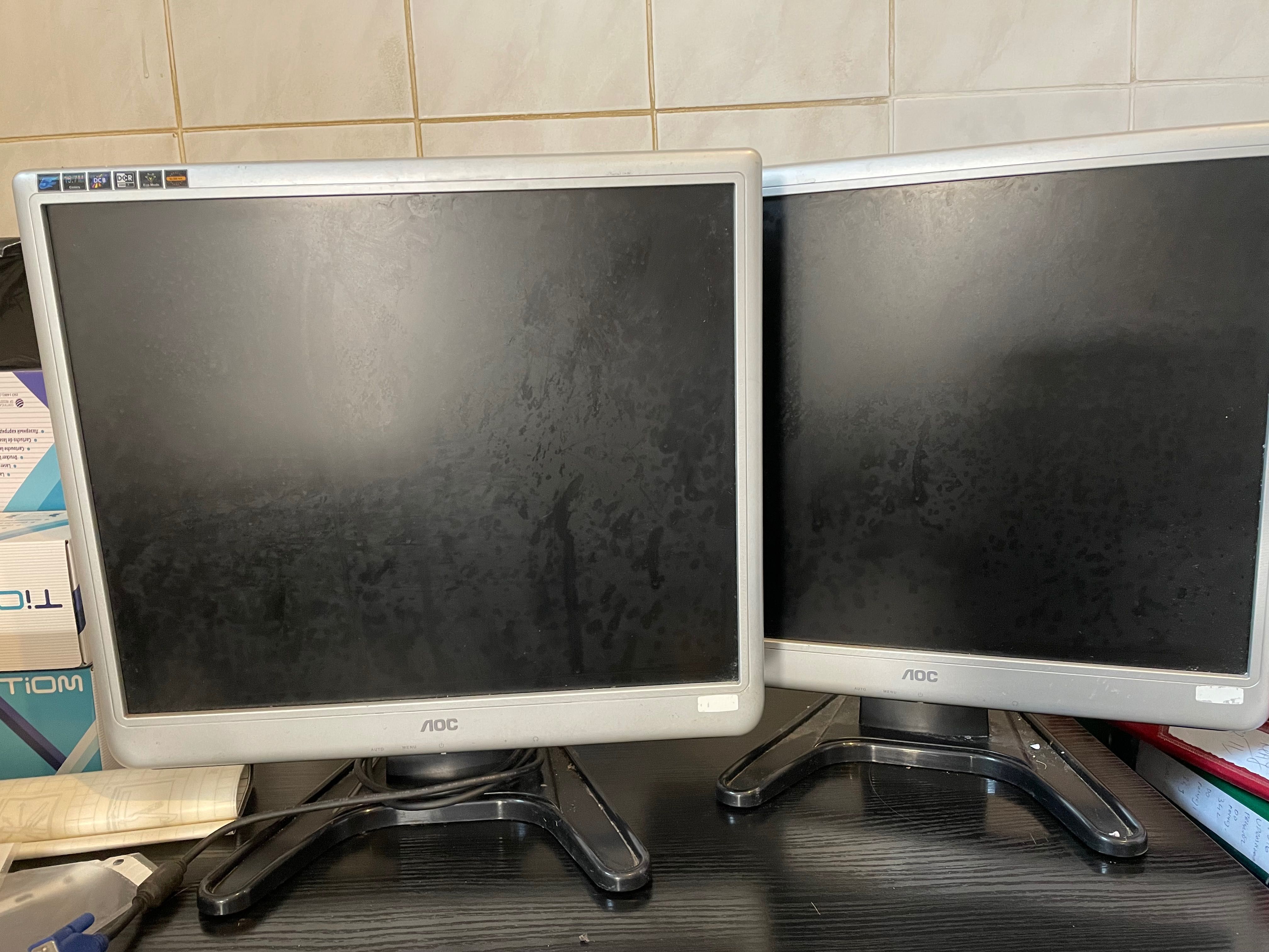 2 Monitory AOC LCD 197SA