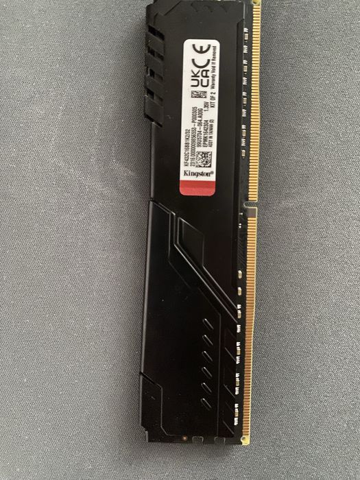 Модулі памʼяті Kingston Fury Beast 32gb (16x2)  3200 ddr4