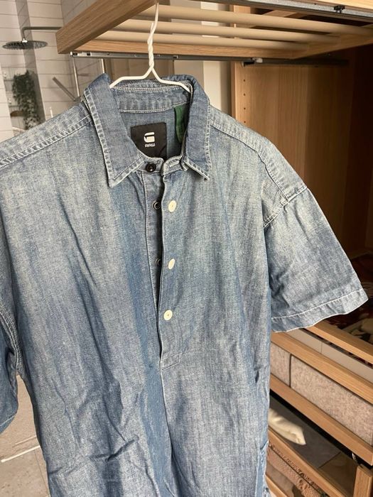 Сукня джинсова жіноча G-Star RAW Denim Shirt Dress L, синя
