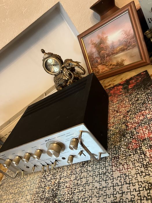 Вінтажний Стерео Підсилювач Frey 9303 / Японія / Два фонокоректора