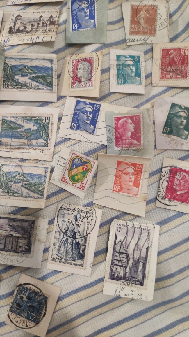 Lote selos antigos Franceses