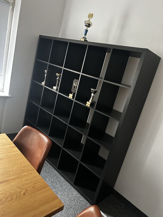 Regał IKEA Kallax czarny klasyczny 147x147 cm