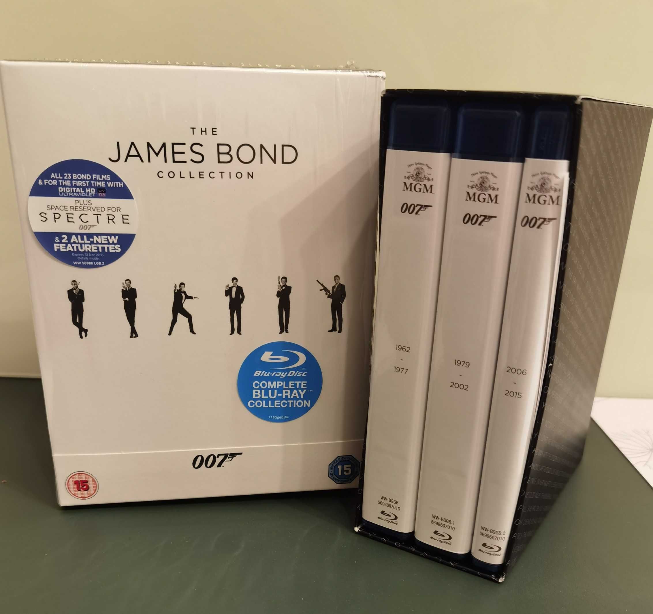 James Bond Kolekcja 23 filmów [blu-ray] brak PL
