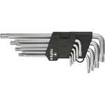 Klucze Torx długie T10-T50 zestaw 9szt Topex