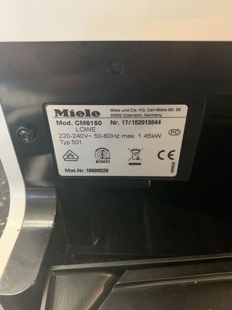 Ekspres Miele CM 6150 biały