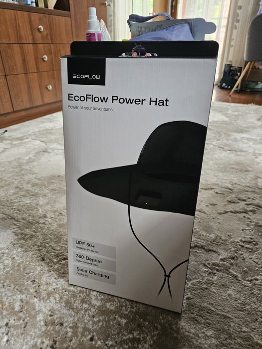 EcoFlow PowerHat M-L капелюх сонячна панель