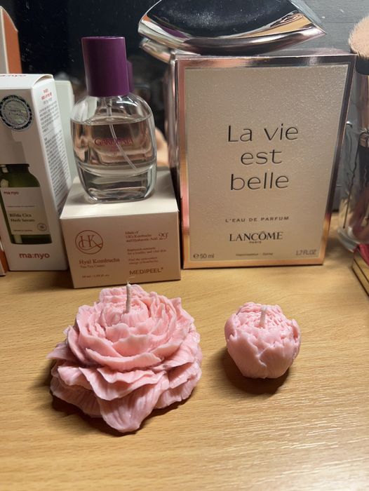 Свічки квітки  з соевого віску