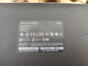 Router Cisco Meraki MX65W