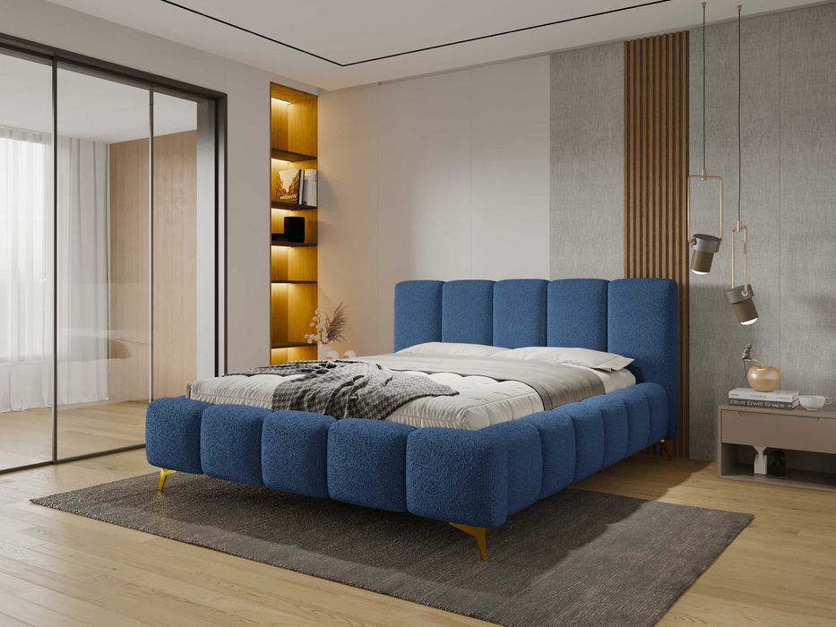 Łóżko Sypialnianie z Pojemnikiem + stelaż metalowy Amore PRODUCENT