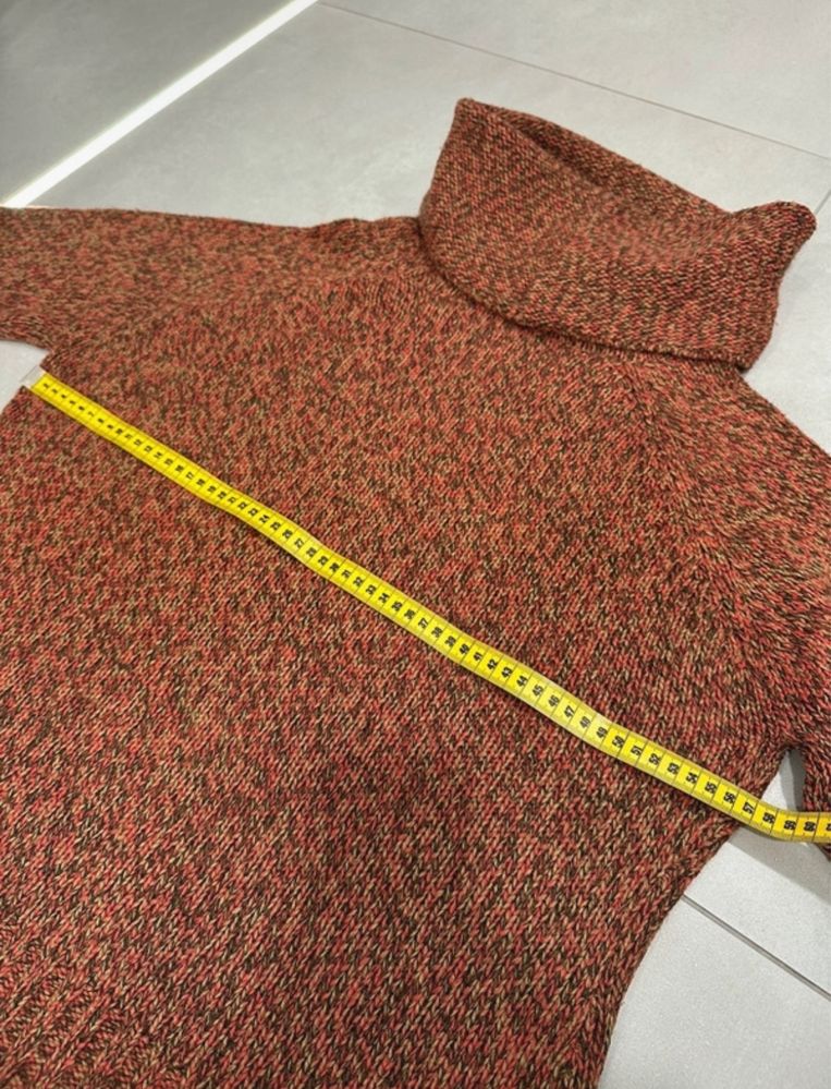 Sweter golf ciepły idealny na zimę oversize XXXL