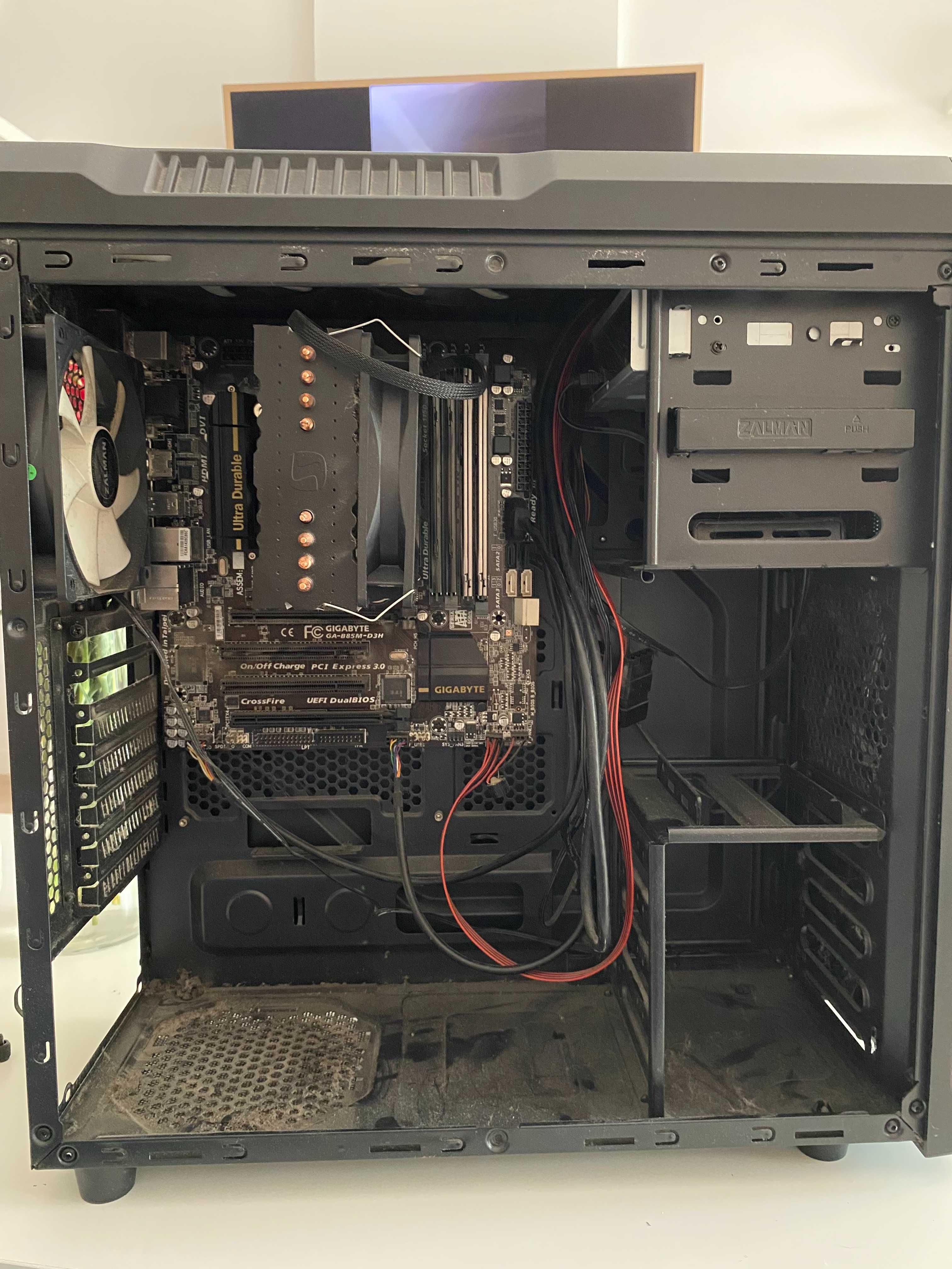 Komputer i5‑4460 / 16 GB RAM / 1 TB HDD / GA‑B85M‑D3H / Zalman Z3 Plus