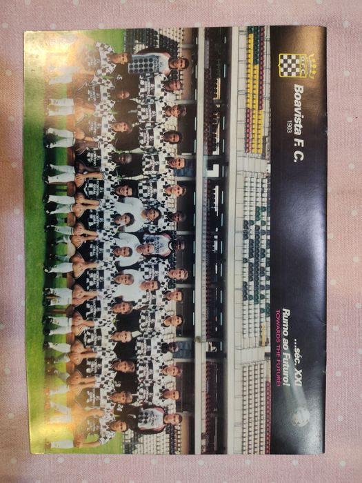 Programa de jogo Boavista Rosenborg Champions league 1999/2000