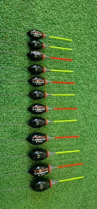 Zestaw nowych spławików Tubertini