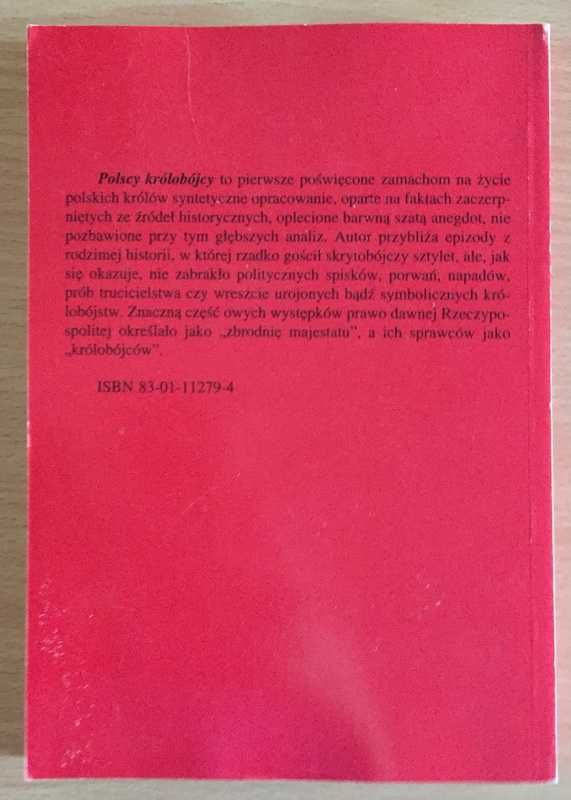 Książka „Polscy królobójcy”, Rafał Róg, stan bdb