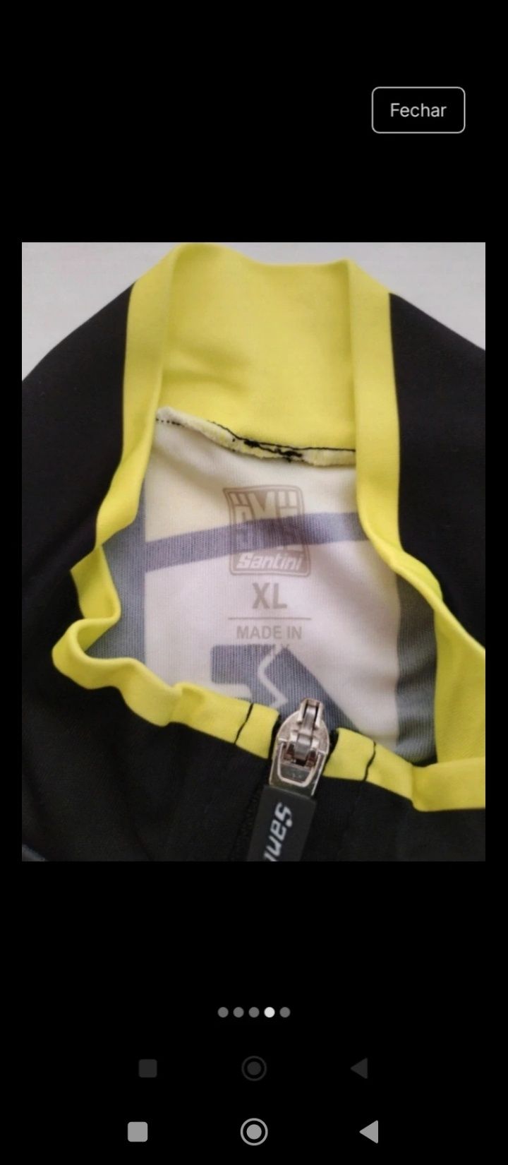 T-shirt  ciclismo Santini xl nova