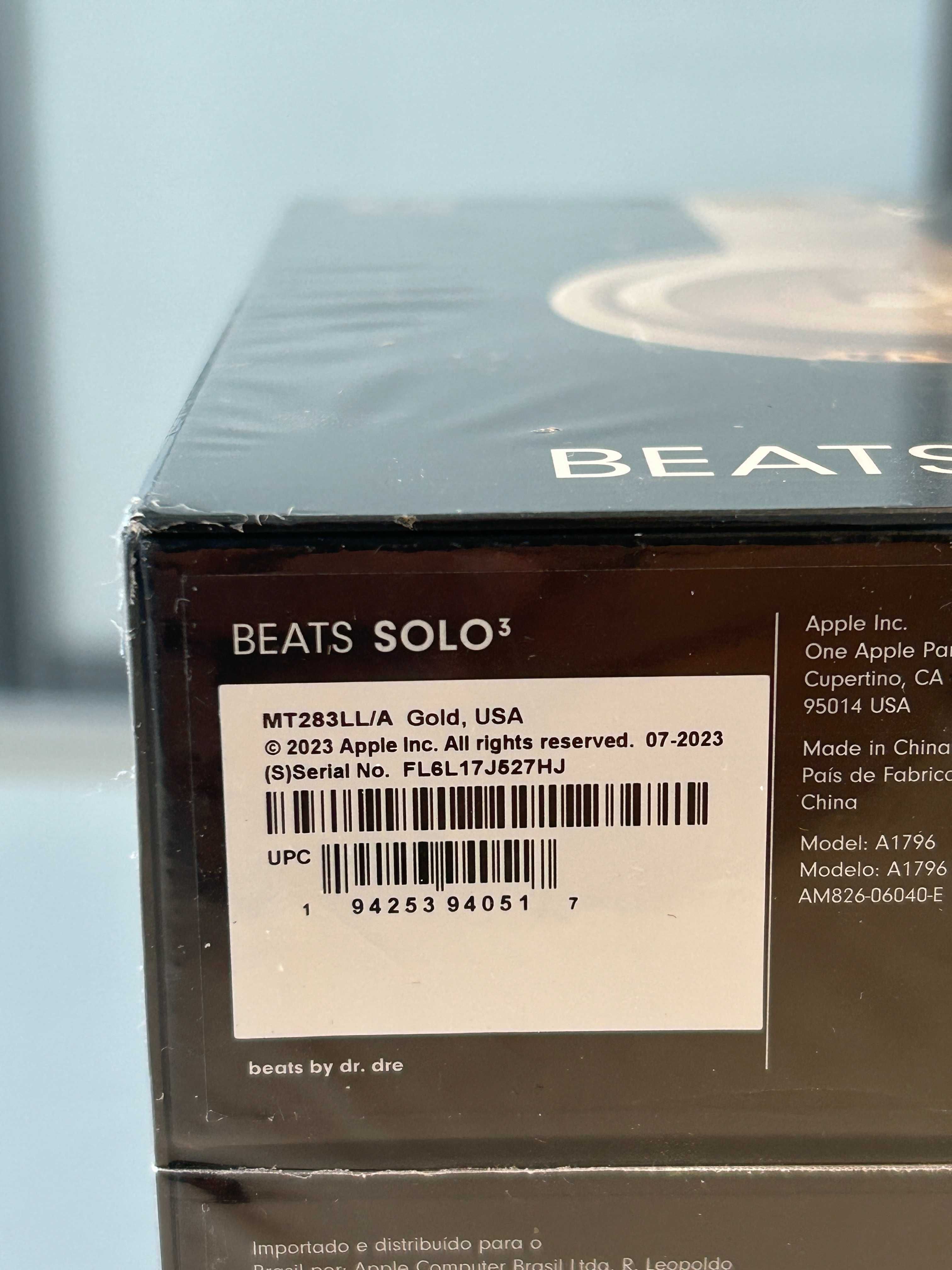 Оплата частинами! Beats Solo3 Wireless Headphones GOLD Оригінал 2023