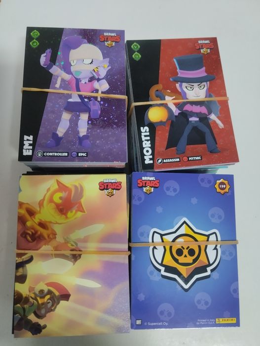 Cartas da Panini Brawl Stars