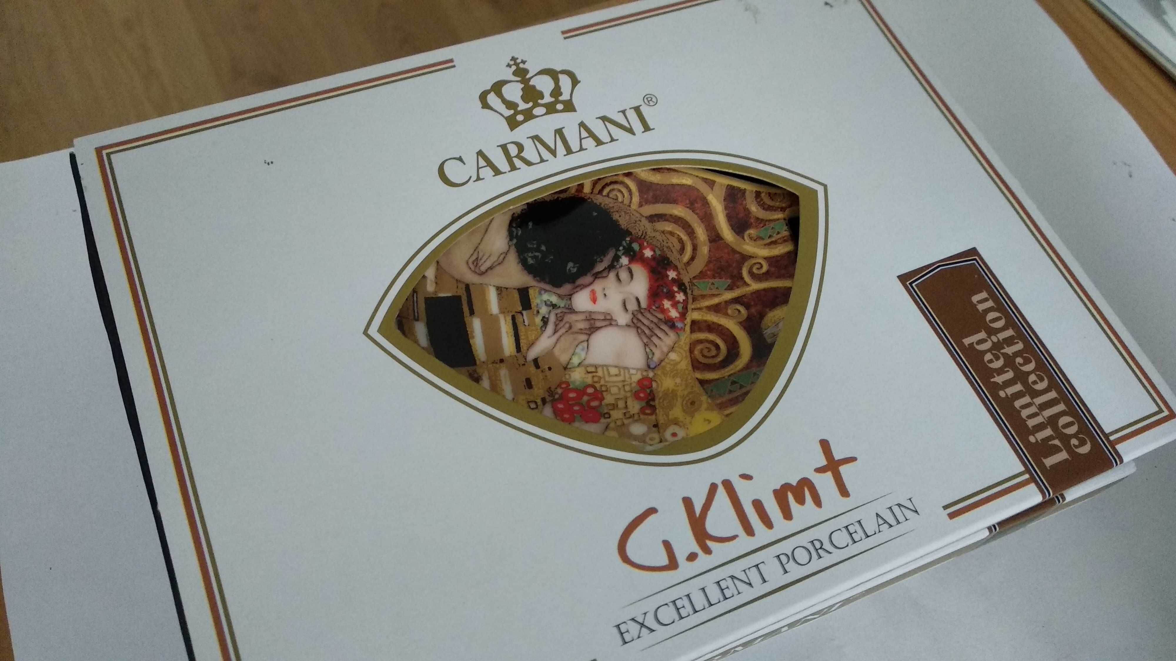 Porcelana CARMANI, G. Klimt, Limited collection. The Kiss.