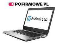 Laptop HP ProBook 640 G2 14" i5-6300u 8GB 256SSD Win11 Kamera USB-C