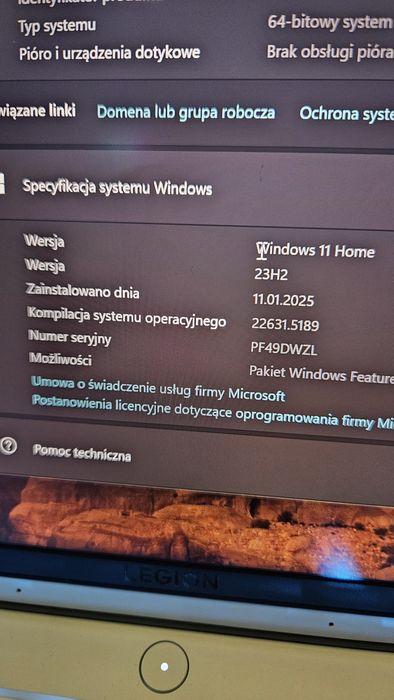 Lenovo Legion 5 PRO - stan doskonały - możliwa zamiana