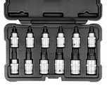 (Com Iva) Jogo 12 Chaves 1/2″ Ponta Bits XZN Estriada 12 Faces