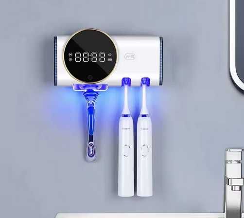 Стерелизатор UV для Зубных Щёток и Бритвенного станка Настенный Цифров