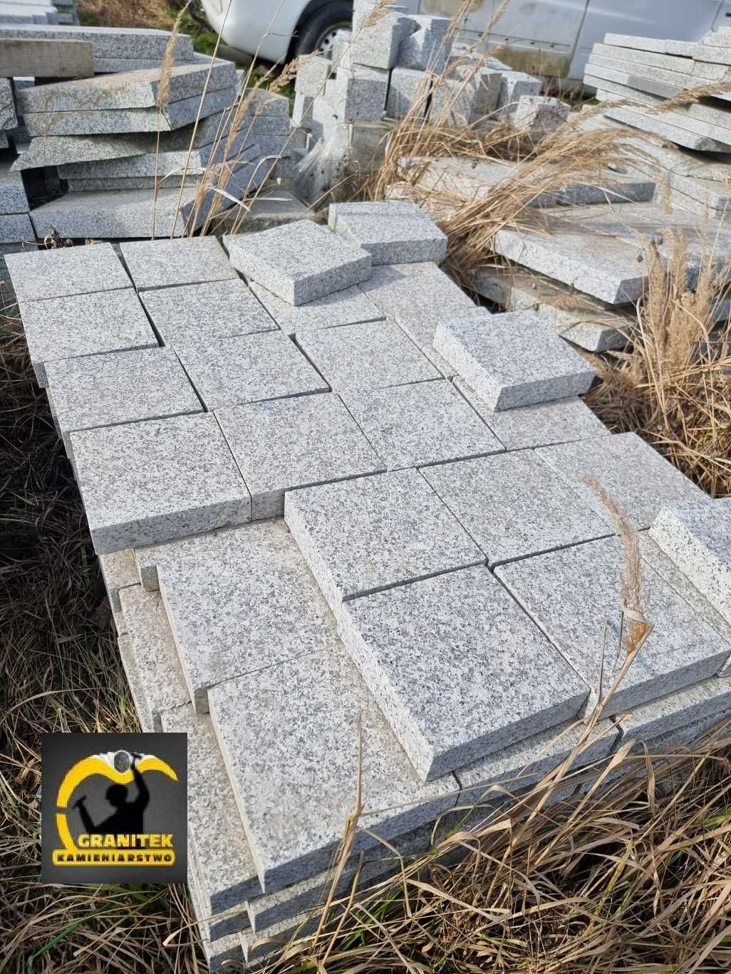 Płyta Płytka granitowa/ kamienna/ tarasowa/ na podjazd/ 20x20x5 cm
