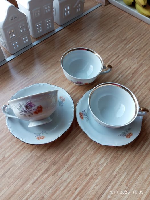 Filiżanki 3sztuki
