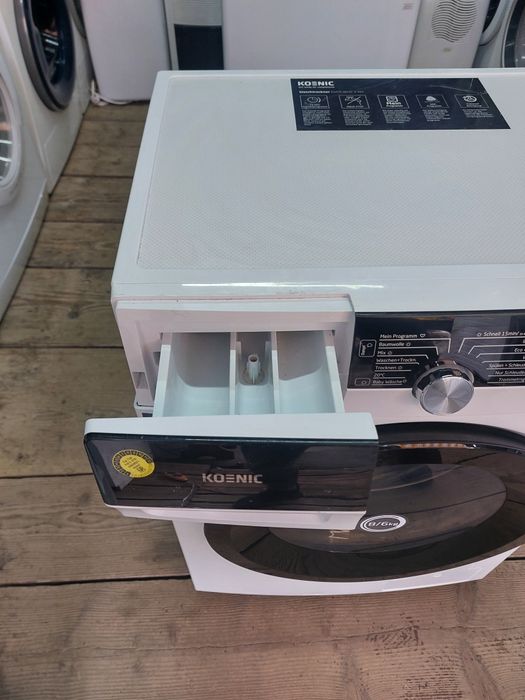 Вузька пральна машина з сушкою 2в1 пралка сушка Koenic 8/6кг